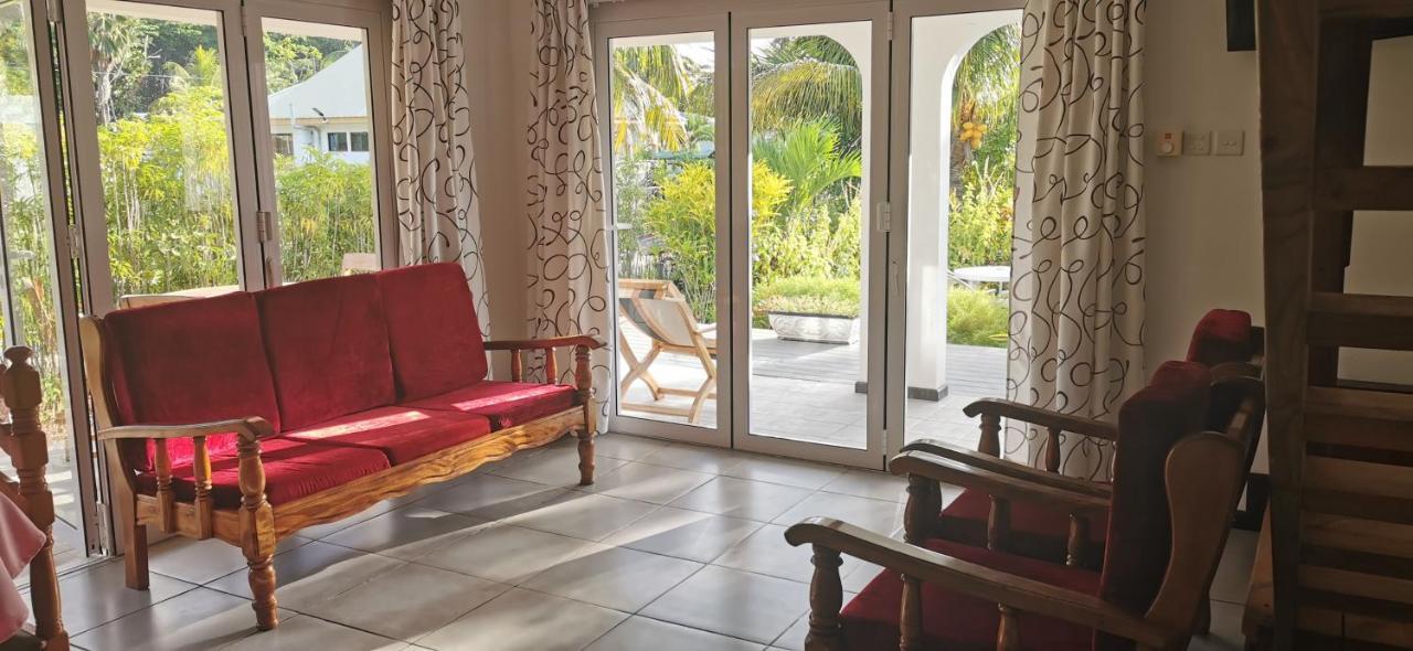 Chez Marva Grande Villa Corossol 3 A 12 Personnes La Digue Exteriör bild